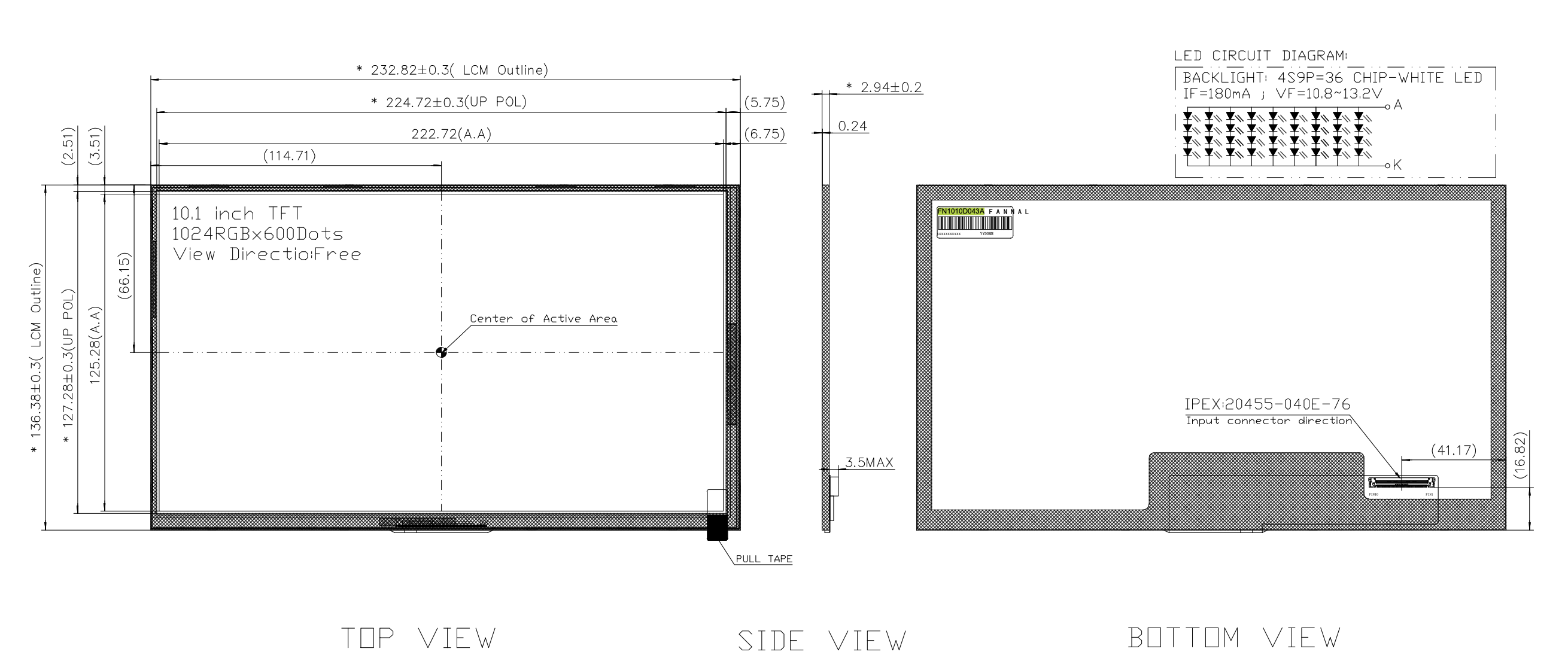 FN1010D043A spec FN1010D043A Spec