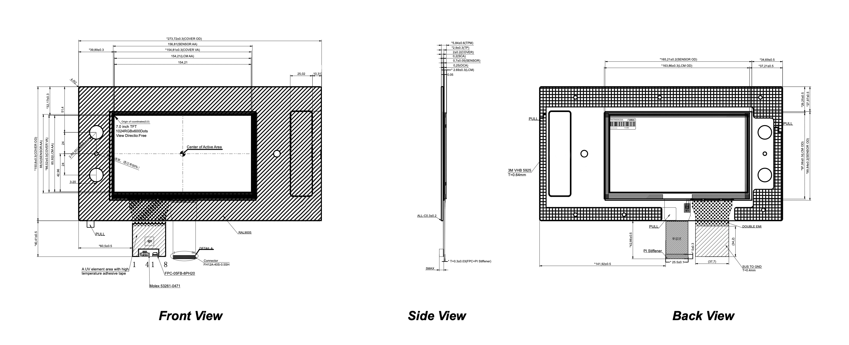 FN0700T187A drawing FN0700T187A Disegno