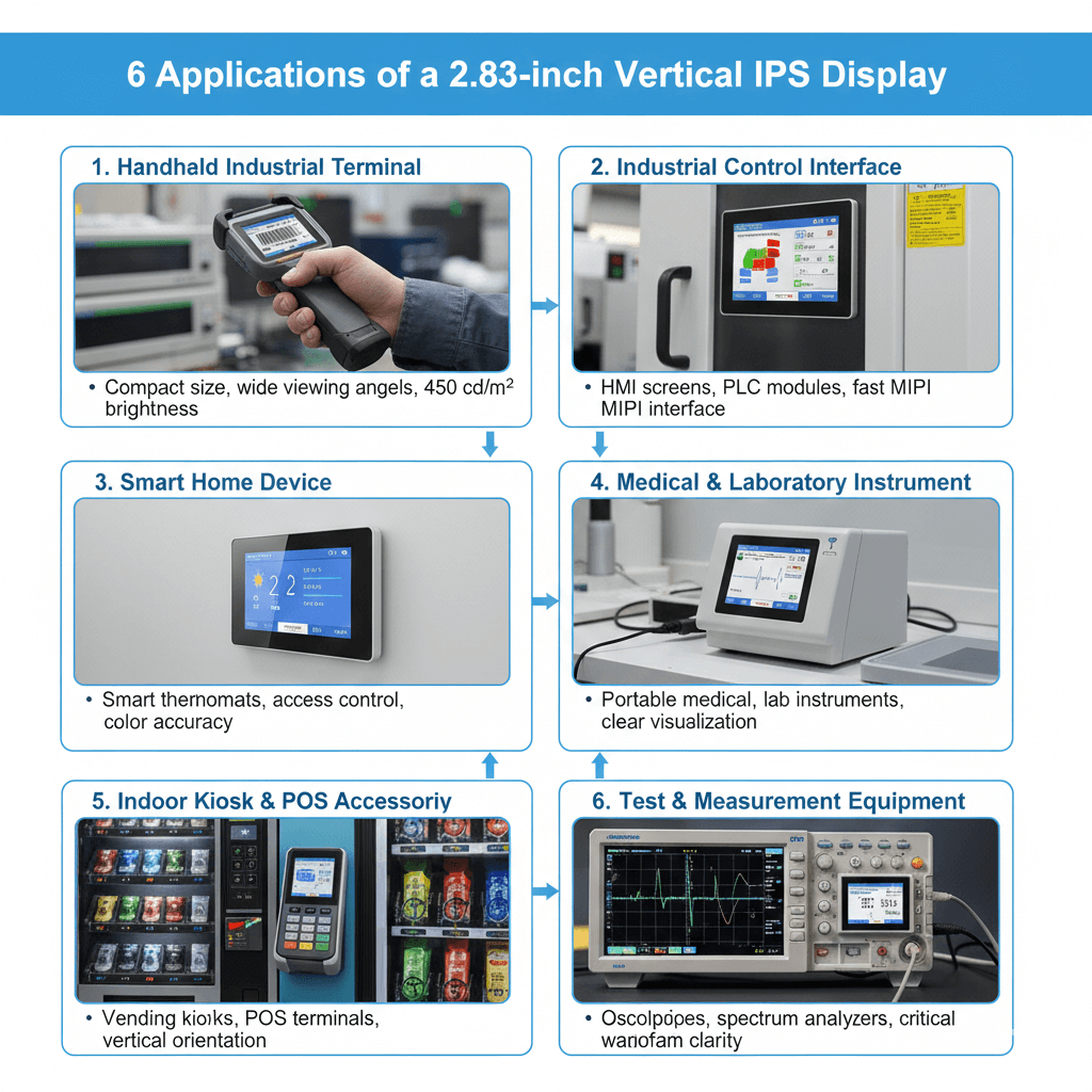 Applications of small TFT LCD Applicazioni del piccolo LCD TFT