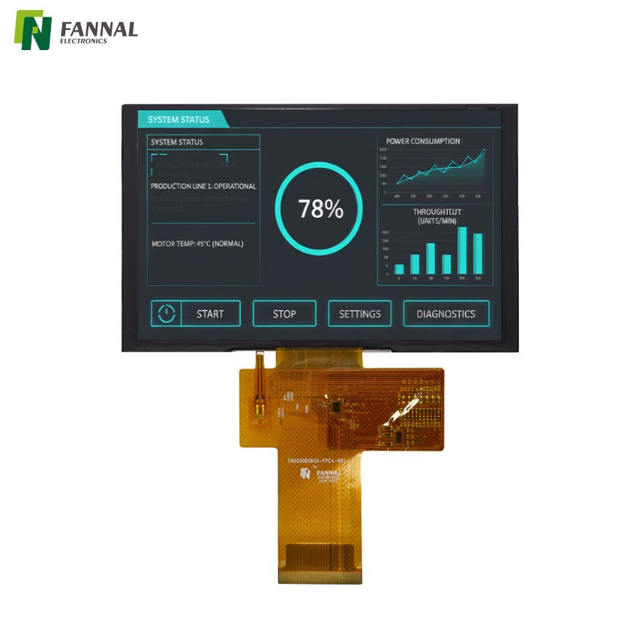 Display LCD TFT integrato da 5,0' | 1.024×600 | 1.150 nit