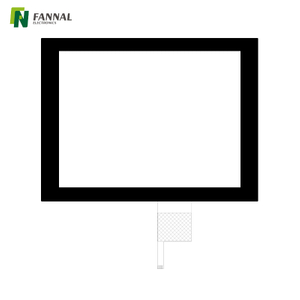 10.4 'touchscreen interattivo con struttura g+g e lente di copertura personalizzabile per pannelli di controllo industriale