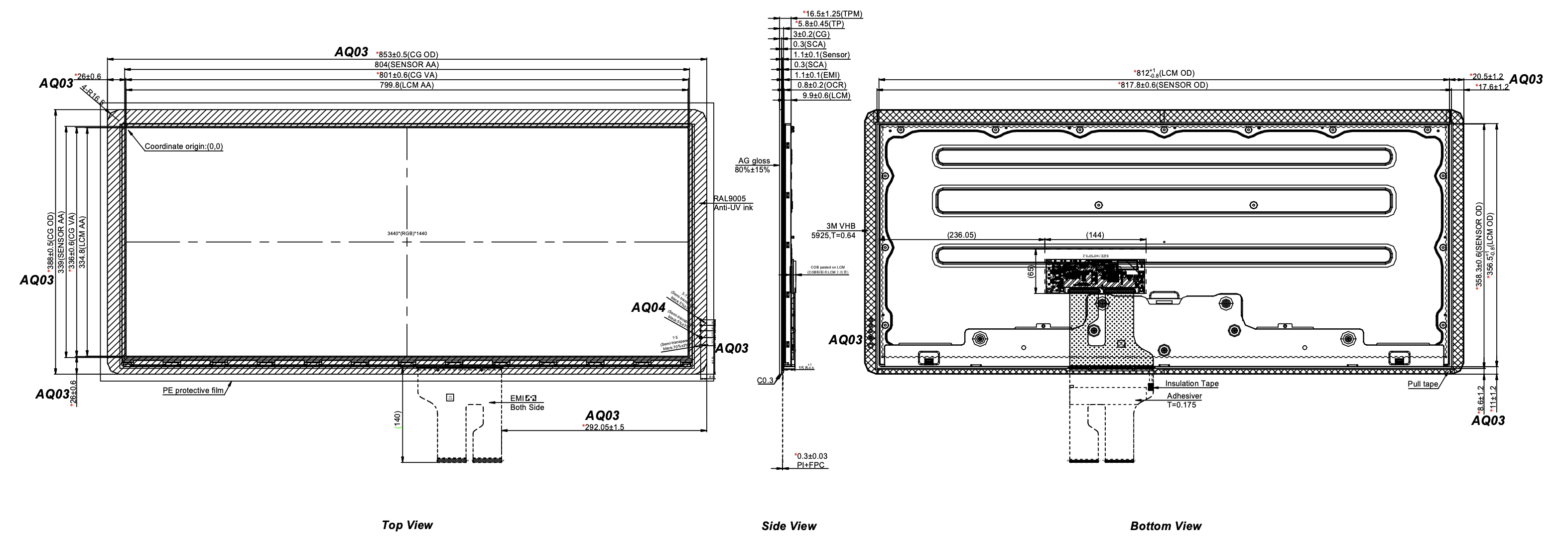 Disegno FN3400M001A