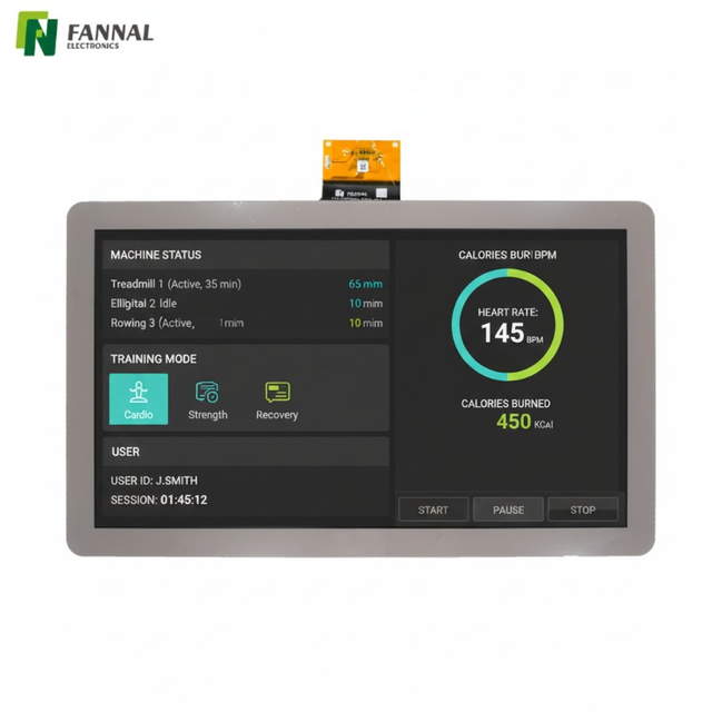 Modulo display touch da 21,5″ per attrezzature da palestra intelligenti