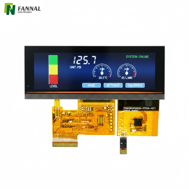 Modulo display TFT ad alta luminosità da 3,9 pollici (480×128)