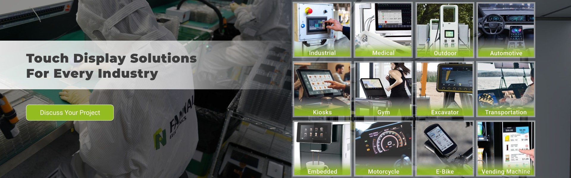 FANNAL touch display solutions