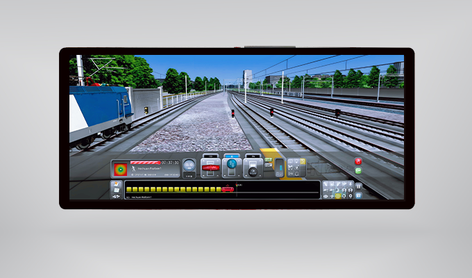 display ferroviario
