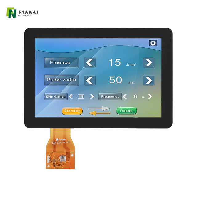 Modulo di visualizzazione touch da 10 pollici progettato per prestazioni di precisione e durata.